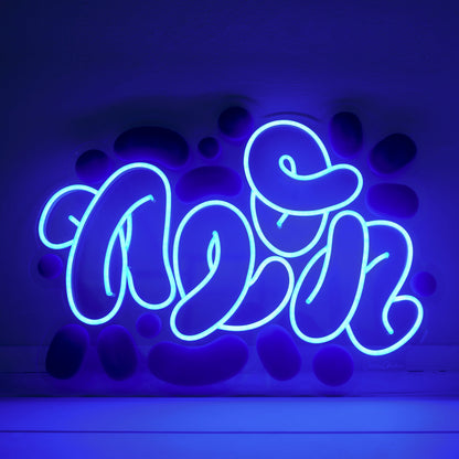 Neon Typografie durch Pieter Boels