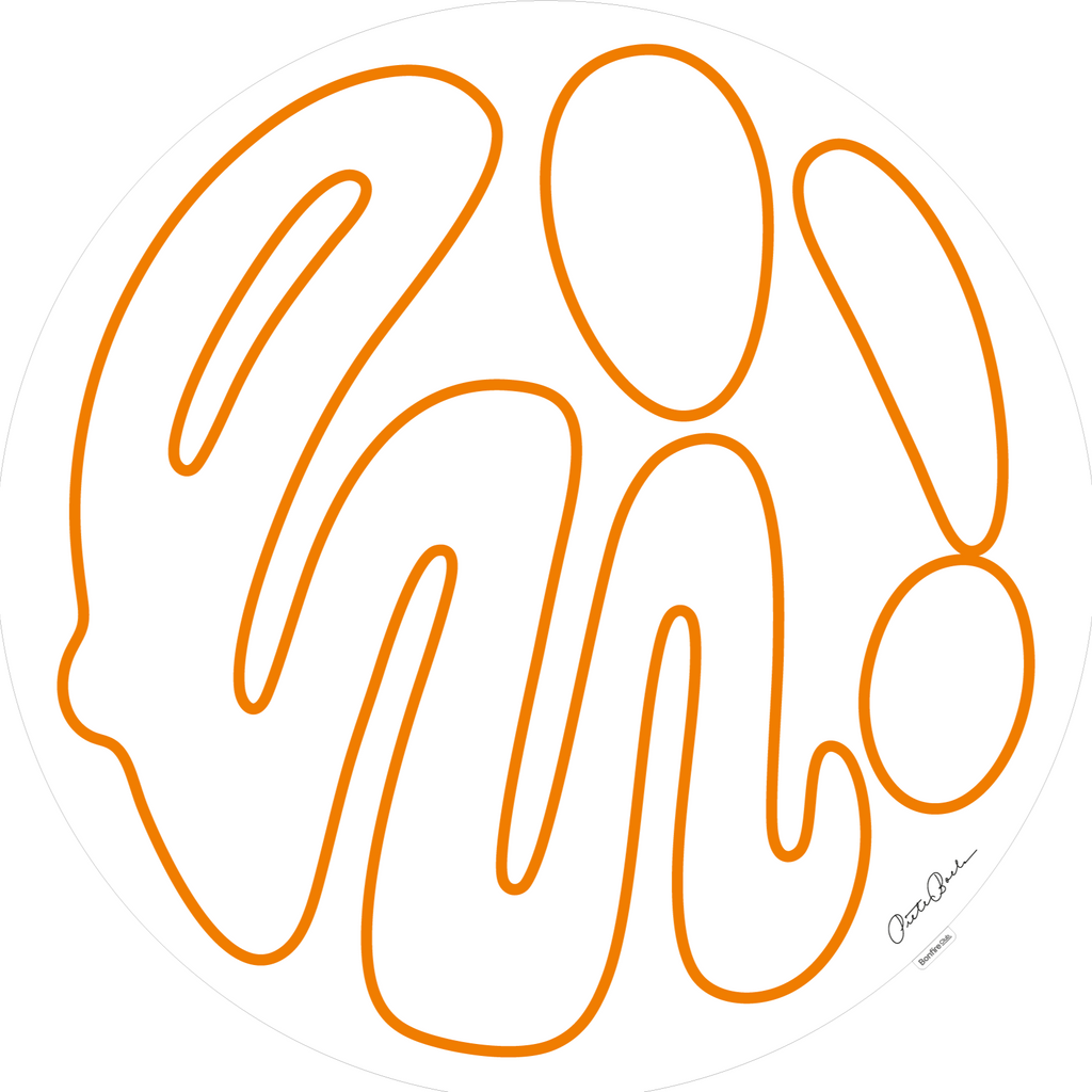 Hi Neon Typography by Pieter Boels